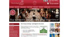 Desktop Screenshot of cambridgeshirewineschool.com